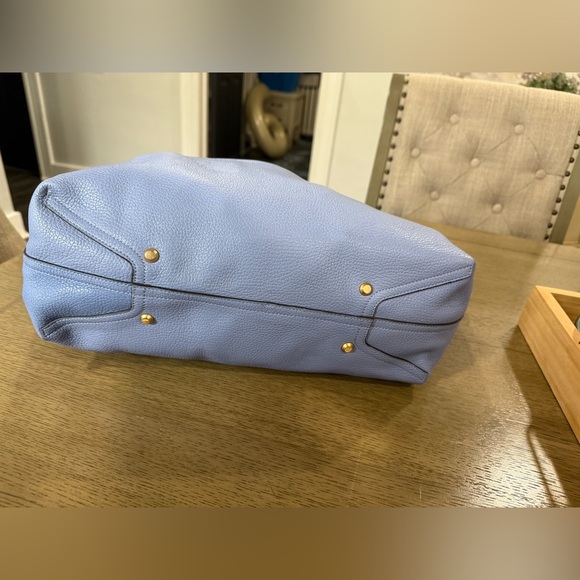 Annabel Ingall Leather Bag with blue, Gold Detail perfet condition - Picture 7 of 15